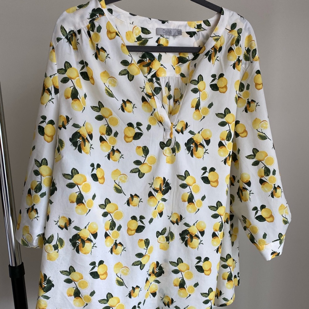 Lemon printed blouse